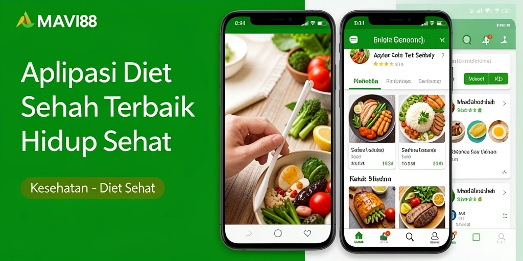 Antarmuka sederhana dan menarik dari AMAVI88 untuk Diet Sehat.