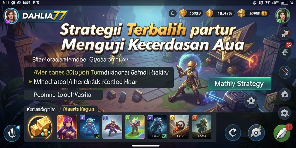 Tampilan antarmuka DAHLIA77 dengan fitur strategis yang inovatif.