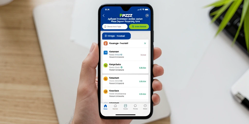 Antarmuka modern dan fitur investasi canggih di RPZZZ.