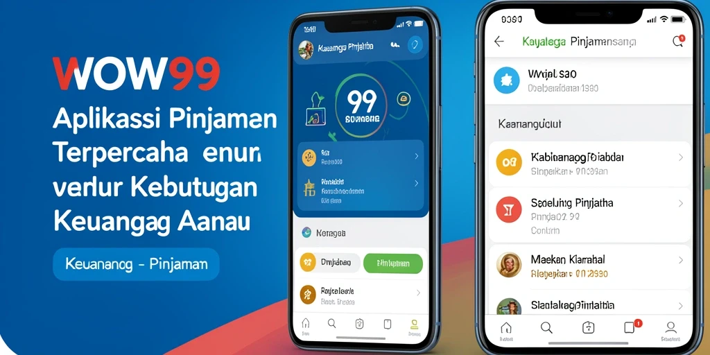 Antarmuka WOW99 yang ramah pengguna untuk pengajuan pinjaman.